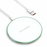 Flintronic Kabelloses Ladepad Pad, 15W Wireless Charger, Wireless Charger Induktive Ladestation, Induktions Ladegerät für iPhone 16/15/14/13/12 Pro Max Plus, AirPods 2/Pro, Samsung Galaxy S22/S21/S20