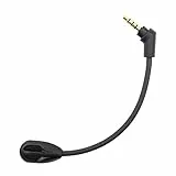 sciuU Boom Mic Mikrofon Kompatibel mit Kingston HyperX Cloud Flight/Flight S Gaming Kopfhörer Kabellosem HX-HSCF-BK, für PS4 / PS4 Pro Computer PC, 3,5 mm Jack Microphone Flexibel Noise Cancelling