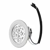 SOLUSTRE LED Dunstabzugshaubenlampe Universeller Ersatz für Motorhaubenbeleuchtung Silberfarbene Kunststofflegierung Energiesparendes LED Leuchtmittel für Küche Einfache Montage