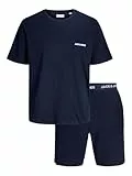JACK & JONES Male Loungewear Set 2er-Pack Einfarbig Loungewear Set