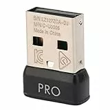 ASHATA USB Unifying Receiver, 2,4 GHz Wireless USB Mouse Receiver für G Pro, Einfach Austauschbar
