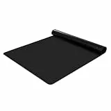 Große Silikonmatte 50x70cm | ﻿Faltenfreie Rutschfeste Tischunterlage | Hitzebeständige Antihaftmatte | Silikon Unterlage Antihafte Tischmatte Arbeitsmatte Thekenmatte | Schwarz