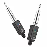 Btuty 2,4G kabelloser XLR Mikrofon Sender & Empfänger, wiederaufladbar, einstellbare Modi, kabelloses Mikrofonsystem für Dynamisches Mikrofon/Kondensatormikrofon/Audio-Mixer/E-Gitarre/PA-Lautsprecher