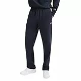 Champion Herren Fleece Open Bottom Sweatpants (Reg Groß) Hose, Marineblaues C-Logo
