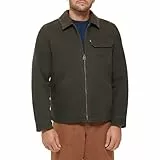 Levi's Herren Workwear Cotton Canvas Corduroy Collar Depot Jacket Jacke, Leichtes Segeltuch in Olivgrün, XXL
