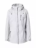 G.I.G.A. DX Damen Solena Softshelljacke mit abzippbarer Kapuze, hellgrau, 44 EU