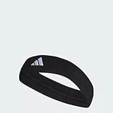 adidas Unisex Tennis Headband Hairband, Black/White, M
