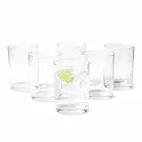 Amazon Basics Trinkgläser, 6-Teiliges Set, 325,3ml, Spülmaschinenfest