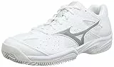 Mizuno Damen Break Shot 2 Cc Tennisschuhe, Weiß (Wht/Hrise/Nimbus Cloud 01), 37 EU