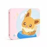 DLseego Game Card Aufbewahrungsbox Kompatibel mit Switch Game Card, Tragbare Spielkarte Storage Tasche Schutzhülle mit 12 Game Card Slots und 12 Micro SD Card Slots-Rosa Fuchs