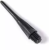 WIN.MAX 500 Dartspitzen, 2BA Schwarz,Dartspitzen, 2BA Schwarz softdart Spitzen, Dart Spitzen Plastik