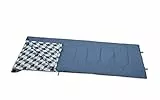 BERGER warm Camper 150g Deckenschlafsack Erwachsene │Flanell 150g rechts koppelbar, leicht, XXL-Länge 210 x 80 cm │Schlafsack Camping Trekking Wandern Zelten Outdoor