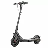Segway-Ninebot E3 D E-Scooter für Pendler mit Straßenzulassung, 45km Reichweite (37km bei 20km/h), 800W Motor, faltbar & leicht (17,5kg), Federung vorne & hinten, 10-Zoll Reifen, IPX5