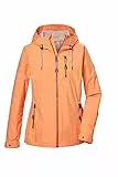 G.I.G.A. DX Damen Softshelljacke/Outdoorjacke mit Kapuze GS 74 WMN SFTSHLL JCKT, hellapricot, 44, 43052-000