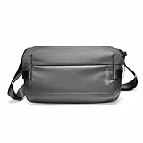 tomtoc Herren Schultertasche Umhängetasche für 2026 11 Zoll iPad Air M4/M3/M2, iPad Pro M5/M4 & iPad A16, 7L Crossbody Messenger Bag, Schultertasche für Arbeit, Alltag & Freizeit, Schwarz