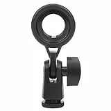 Mikrofonhalterung Tragbarer, Tragbarer Halter, Anti-Vibrations-Halterung, Adapterbuchse, Einfache Installation, Abnehmbar, für Aufnahmestudio, Schwarz