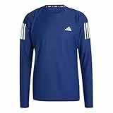 Adidas Herren Own The Run Langarm-T-Shirt, Dunkelblau