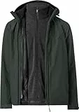 McKinley Tessi 3:1 II Herren Doppel-Jacke, Green Dark/Black Nig, XXL