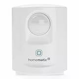 Homematic IP Smart Home Bewegungsmelder mit Dämmerungssensor – innen, Zubehör für Smart Home mit App-Funktion, für Alarmlösung, schaltet Leuchten, Energie sparen, 142722A0