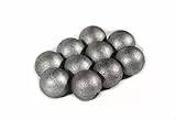 UHRIG 10x Eisen Vollkugel - massive Stahlkugeln mit je Ø 15 mm - 10 Stück Eisenkugeln für z. B. Schmiedeeisen Zaun uvm.