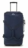 Kipling TEAGAN M Mittelgroße Reisetasche mit Rollen, Upright, Blue Bleu 2 (Blau)