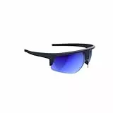 BBB Cycling Fahrradbrille Sportbrille Langlebige Radsport Sonnenbrillen Herren und Damen 100% UV-Schutz Gravel Bike Rennrad & MTB Comet Matt Schwarz Blau BSG-75