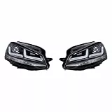 Osram LEDriving Golf 7 LED Scheinwerfer, Black Edition als Xenonersatz zur Umrüstung auf LED, LEDHL104-BK, für Linkslenkerfahrzeuge (1 Komplett-Set)