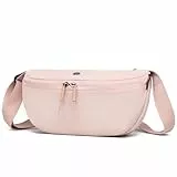 cotwoco Bauchtasche Damen - Crossbody Bag Breiter Gurt Slouchy Kleine Umhängetasche Moderne Taschen Schultertasche Vegan Nylon Brusttasche Frauen Sling Bag für Einkaufen,Reise