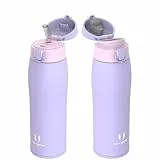 Super Sparrow Trinkflasche Edelstahl 18/8 - Trinkbecher - 750ml - BPA-Frei, Auslaufsicher Thermobecher, Trinkflaschen für Sport, Unterwegs, Schule, Outdoor, Büro, Zuhause