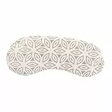 Bodhi Weiches Augenkissen aus Baumwolle | Füllung aus Bio-Leinsamen & Bio-Lavendel | Vegan | Warm und Kaltanwendungen | Augenmaske für Yoga, Entspannung & Meditation | Lotus Petals, Natur-grau