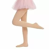 AMIYOYO Strumpfhose Mädchen Kinder Strumpfhosen für Ballett Microfaser 50 DEN Elastische Tanzstrumpfhose für Schulalltag Partykleidung