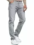 Indicode Herren INSantino Jeanshose aus 99% Baumwolle | Denim Stretch Jeans Männer LT Grey Cloud, 36/32