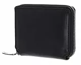 Leonhard Heyden Leder Geldbörse Roma Zip Around Wallet Black schwarz
