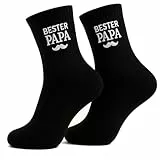 Lustige Geschenke für Männer Herren Vater Damen Weihnachten Witzige Lustige Socken Geburtstagsgeschenk Ideen Frauen Geschenke Funny Socks Vatertag Männertag (Bester Papa)