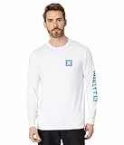 Hurley Herren Everyday Hybrid UPF Langarm-T Rash-Guard-Shirt, weiß, XL