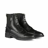 HORZE Damen Reitstiefelette Kilkenny,Jodhpur Reitstiefel mit Reißverschluss, Schwarz, 40