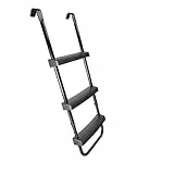 HUDORA Universalleiter - rutschhemmende Trampolinleiter mit breiten Stufen - höhenverstellbare Sicherheitsleiter für's Trampolin - hochwertige & UV-beständige Leiter für viele Trampolinhöhen