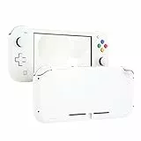 eXtremeRate Full Case Shell für Switch Lite Console, DIY-Ersatz Hülle Gehäuse & Tasten & Schutzfolie Ersatzschale Ersatzteile Kit für Nintendo Switch Lite NSL Konsole-Weiß