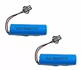 efaso 14500 Akku 3,7V 1000 mAh SM-2P Stecker wiederaufladbar für RC Autos und Fahrzeuge kompatibel mit Kizeefun 9961 / ACAMMZAR AT3 / ACAMMZAR AT1 (1, Akku 3,7V 1000mAh)