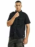 Brandit Vintage Shirt Short Sleeve, Farbe: Black, Größe: XXL