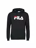 FILA Unisex BARUMINI Hoody,Black,L