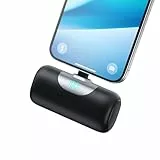 Mini Powerbank für iPhone 5500mAh, Klein Power Bank Kompakt 22.5W PD 3.0A Schnelles Aufladen Akkupack Tragbares Externer Akku mit LED Display Kompatibel mit iPhone 14/13/12/11/X/XR/XS/8/7/6 Serie