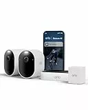Arlo Pro 6 Überwachungskamera Aussen WLAN, Kabellos, 2K+HDR, Farb-Nachtsicht, Zwei-Wege Audio, Bewegungserkennung, Secure Testzeitraum, 2er Set mit extra Batterie und Doppelladestation