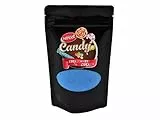 Hopser Food Fun Aromazucker Farbzucker für Zuckerwatte, Zuckerwattemaschinen, Popcorn, Dekorieren (200 g, Kaugummi Blaubeere)