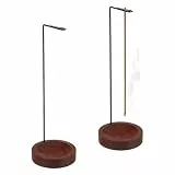 2 Stück Räucherstäbchen Halter, Handgefertigte Holz Basis, Aschefänger für Stäbchen, Umgedrehter Räucherstäbchenhalter, Für Yoga, Meditation, Home Deko, Aromatherapie, Büro & Schlafzimmer