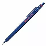 rOtring 600 Druckbleistift | 0,7 mm | Blau | Ergonomisches Vollmetallgehäuse