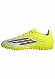 adidas Unisex F50 Club Turf Football Shoes, Team solar Yellow 2/core Black/Lucid red, 43 1/3 EU