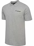 hummel, hmlmover Cotton Polo, Grey Melange, XL