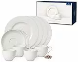Villeroy & Boch - for Me Kaffee-Service 12-teilig Weiß, Spülmaschinenfest, Mikrowellensicher, Geschirrset für 4 Personen, Kaffeeservice, Porzellan Geschirr Set, Premium Porzellan