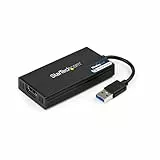 StarTech.com USB 3.0 auf HDMI Adapter - 4K 30Hz Ultra HD - DisplayLink zertifiziert - USB-A auf HDMI Display Adapter Konverter für Monitor - Externe Monitor Grafikkarte - Mac & Windows (USB32HD4K)